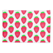 Housse D'oreillers Fraise Motif Filles Garçons Nursery Décor Cute (Dos)