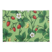 Housse D'oreillers Fraises sauvages rouge/jaune/vert/ (Dos-Droit)