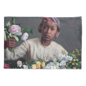 Housse D'oreillers Frédéric Bazille - Jeune femme aux pivoines (Dos)