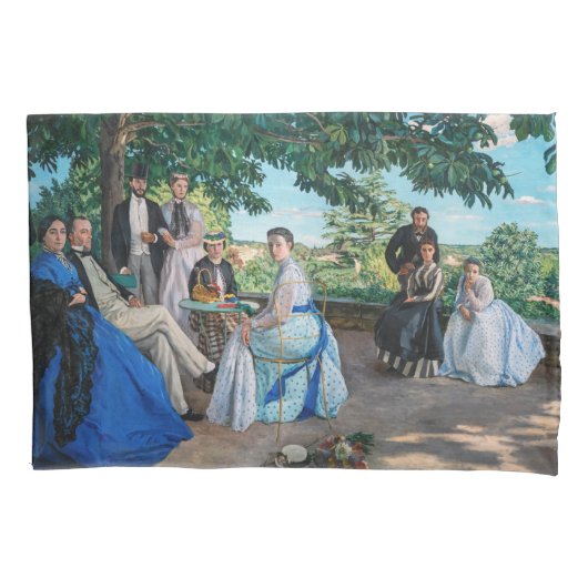 Housse D'oreillers Frédéric Bazille - La Réunion Familiale (devant)
