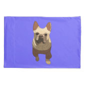 Housse D'oreillers French Bulldog, Lavender Purple (Dos)