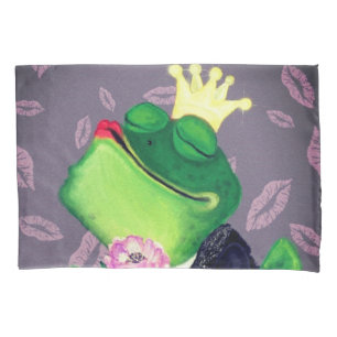 Housse D'oreillers Frog Prince - Baiser - Drôle - Peinture