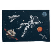 Housse D'oreillers froid astronaute dans l'espace (devant-Droit)