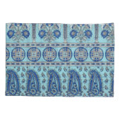 Housse D'oreillers Frontière asiatique de Paisley : Design traditionn (Dos)