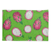 Housse D'oreillers Fruit rouge dragon vert (Dos-gauche)