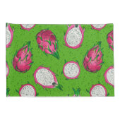 Housse D'oreillers Fruit rouge dragon vert (Dos-Droit)