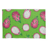 Housse D'oreillers Fruit rouge dragon vert (devant-gauche)