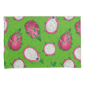 Housse D'oreillers Fruit rouge dragon vert (devant-Droit)