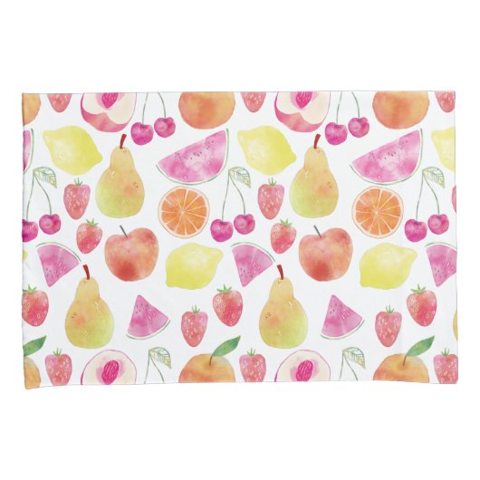 Housse D'oreillers Fruit Watecolor (devant-Droit)
