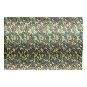 Housse D'oreillers FTA Glossy Woodland Camouflage Camo Motif