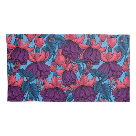 Housse D'oreillers Fuchsia (Dos-Droit)
