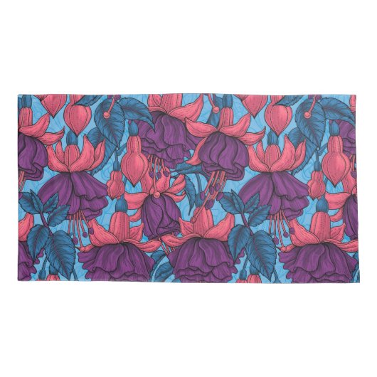 Housse D'oreillers Fuchsia (Dos-gauche)