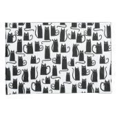 Housse D'oreillers Fun Chat Noir (devant-Droit)