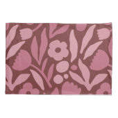 Housse D'oreillers Fun Grand Fleur Couleur Gras (Dos)