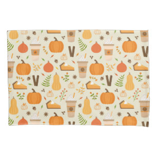 Housse D'oreillers Fun Orange Fall Motif