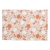 Housse D'oreillers Fun Retro Ghost & Jack-O-Lantern Motif (Dos)