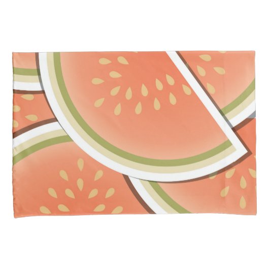 Housse D'oreillers Funky melon (devant-Droit)