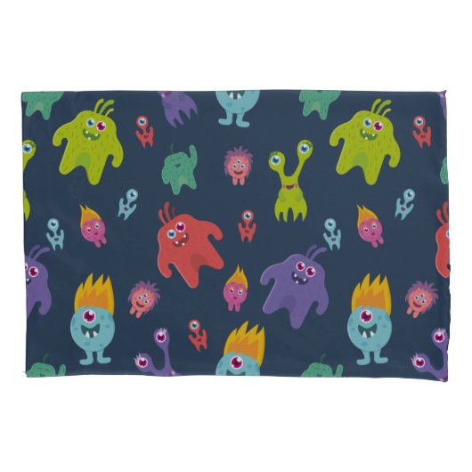 Housse D'oreillers Funky Monsters Pillowcase (devant)