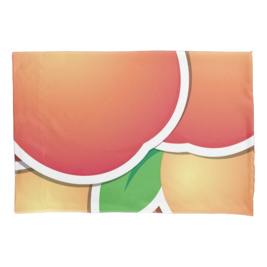 Housse D'oreillers Funy peach (devant)