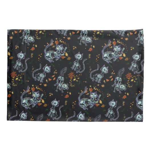 Housse D'oreillers Furever les amis Éffrayant Ghost Cats (Dos)