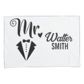 Housse D'oreillers Futur Mme et M. (devant-Droit)