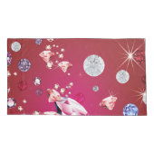 Housse D'oreillers Galaxie de diamant 6 (Dos)