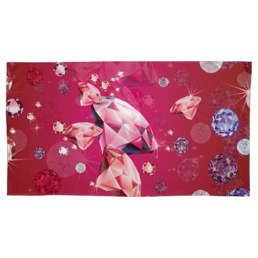 Housse D'oreillers Galaxie de diamant 6 (devant)