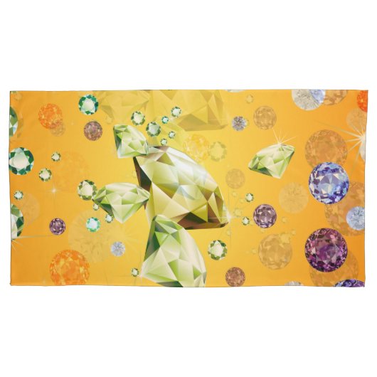 Housse D'oreillers Galaxie de diamant 7 (devant)