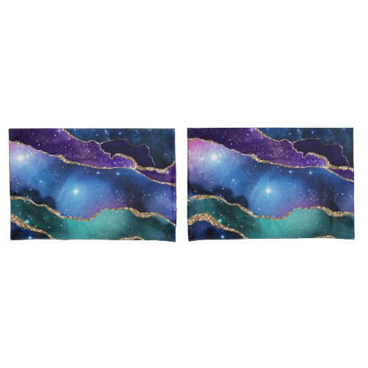 Housse D'oreillers Galaxy Agate Series Design (devant-Set)