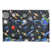 Housse D'oreillers Galaxy Universe - Planètes, Étoiles, Comètes, Rock (devant)