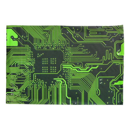 Housse D'oreillers Geek de la carte de circuit électronique Nerd PCB  (Dos)