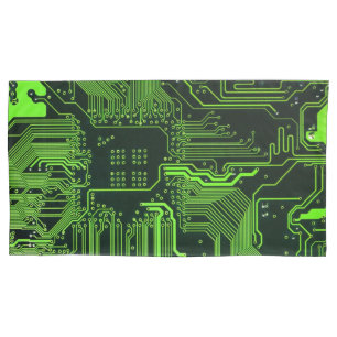 Housse D'oreillers Geek de la carte de circuit électronique Nerd PCB