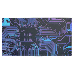 Housse D'oreillers Geek Sortie carte de circuit électronique Nerd PCB