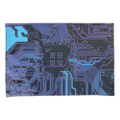 Housse D'oreillers Geek Sortie carte de circuit électronique Nerd PCB (devant-Droit)