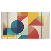 Housse D'oreillers Geometric Abstract Art in Bauhaus Style (devant)