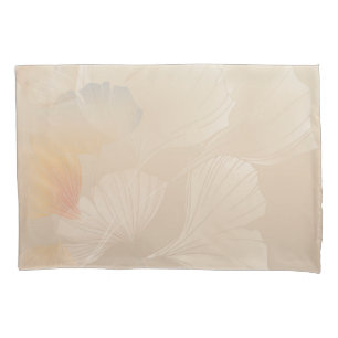 Housse D'oreillers Ginkgo Biloba Botanique Abstrait Graphic Art Blush