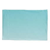 Housse D'oreillers Girly Glitz Aqua Turquoise Parties scintillant Uni (Dos)