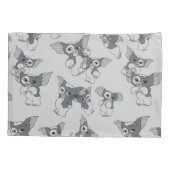 Housse D'oreillers Gizmo | Motif noir et blanc (Dos)