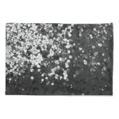 Housse D'oreillers Glam noir gris argenté #1 (Dos)