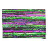 Housse D'oreillers Glitch tech abstract pattern (devant)