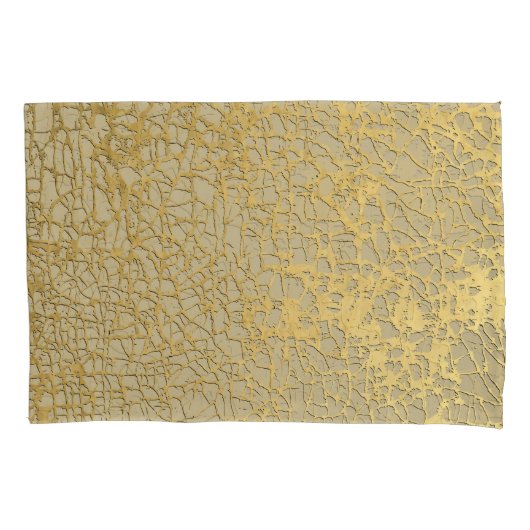 Housse D'oreillers Gold Marbling : Grunge Texture Design (devant)