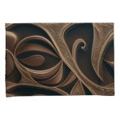 Housse D'oreillers Golden Botanical Flow Elegant   (devant-Droit)