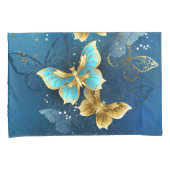 Housse D'oreillers Golden butterflies (devant-Droit)