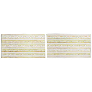 Housse D'oreillers Golden Foil Ancienne Dit Paleo Hébreu