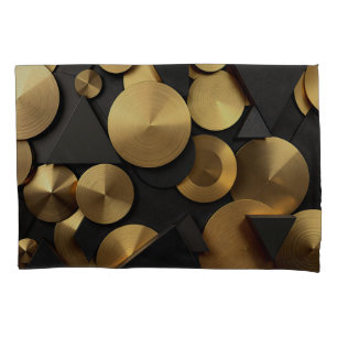 Housse D'oreillers Golden Geometry Luxury Abstrait
