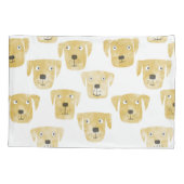Housse D'oreillers Golden Labrador Retriever Dogs (Dos-gauche)