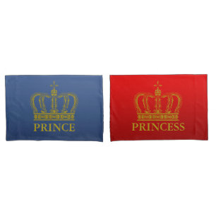 Housse D'oreillers Golden Royal Crown + votre backgr. & idées