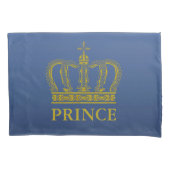 Housse D'oreillers Golden Royal Crown + votre backgr. & idées (devant-gauche)