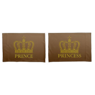 Housse D'oreillers Golden Royal Crown + votre backgr. & idées