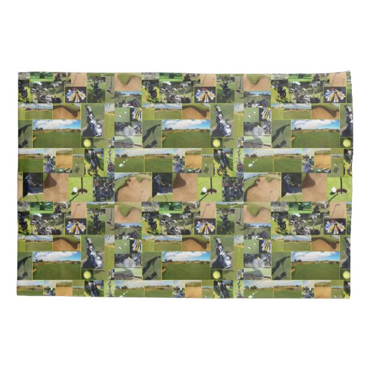 Housse D'oreillers Golf Collage (Dos-gauche)